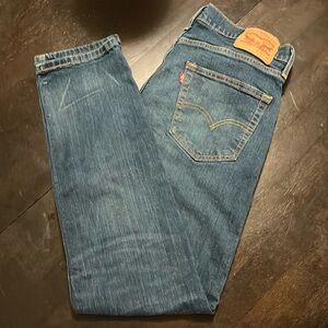 Levi's Blue Straight Jeans with Classic Denim Look